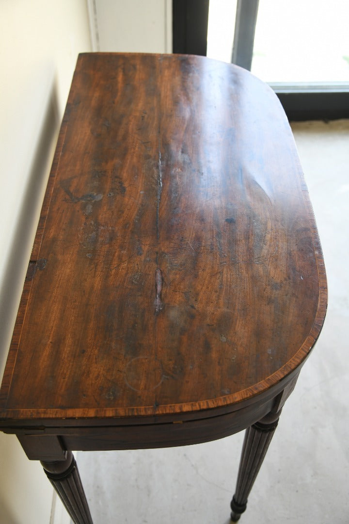 Georgian Mahogany Games Table