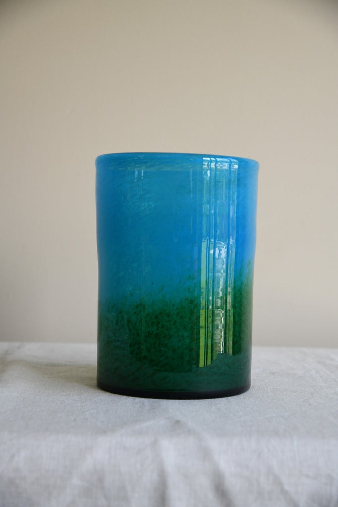 John Orwar Lake Ekenas Sweden Cylinder Glass Vase