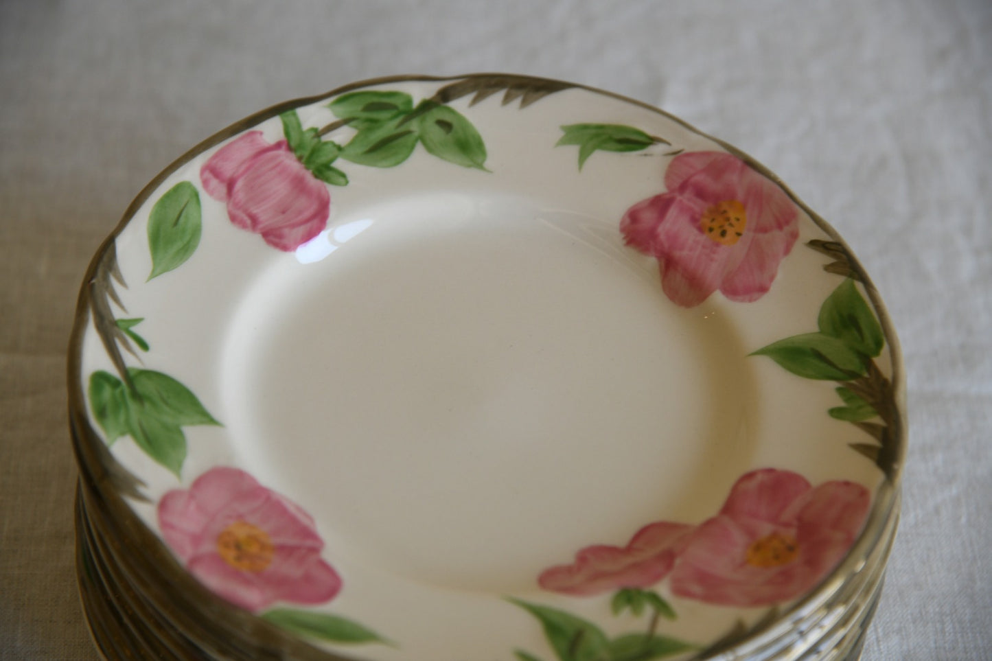 10 Franciscan Desert Rose Side Plates