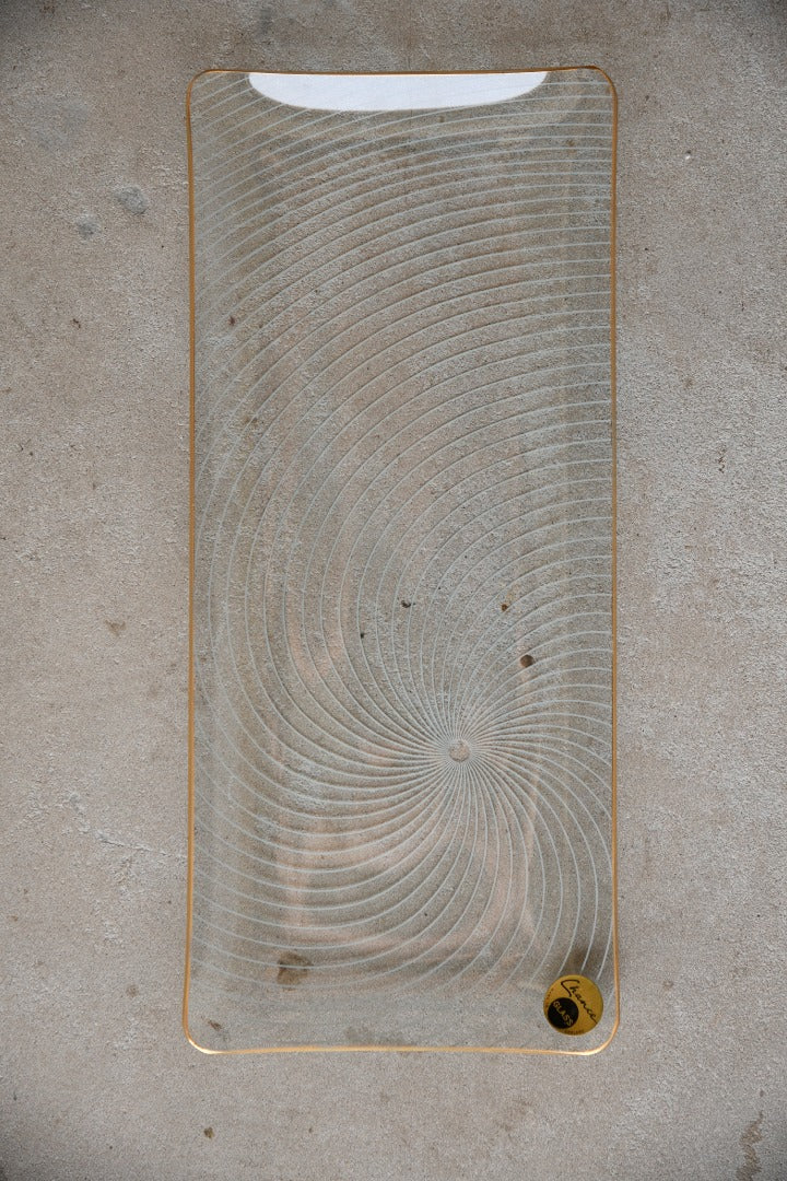 Chance Glass Swirl Rectangular Dish