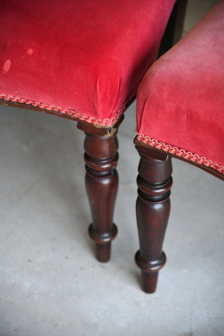 Set 4 Victorian Dining Chairs