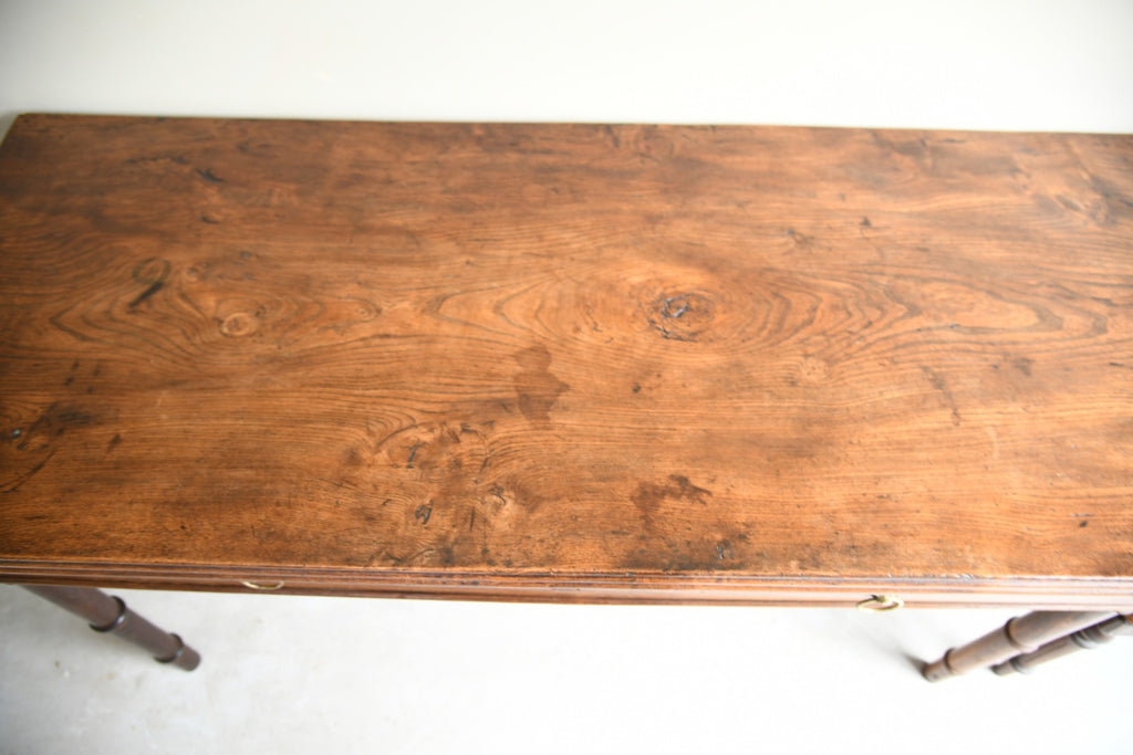 Antique Elm Side Table