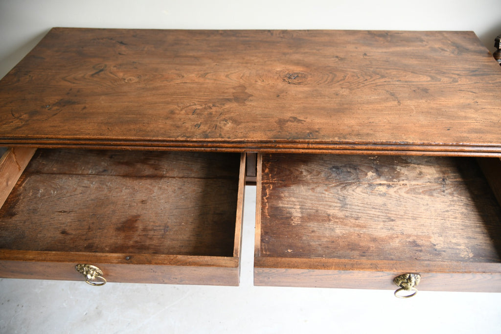 Antique Elm Side Table