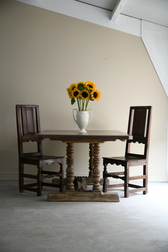 Rustic Oak Refectory Table