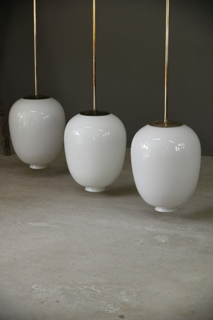 Single Mid Century Murano Stilnovo Style Pendant Lamp