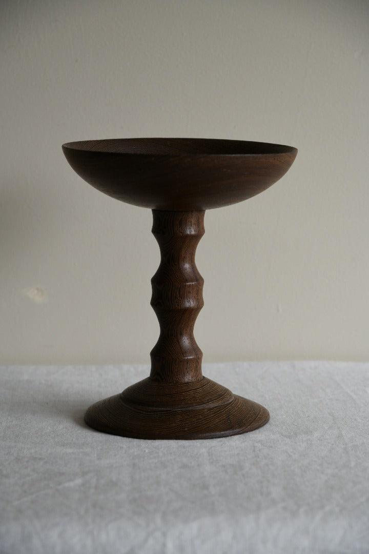 Turned Pedestal Bowl