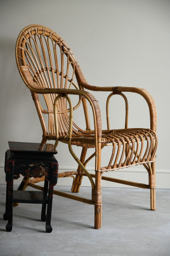 Single Retro Cane Chair