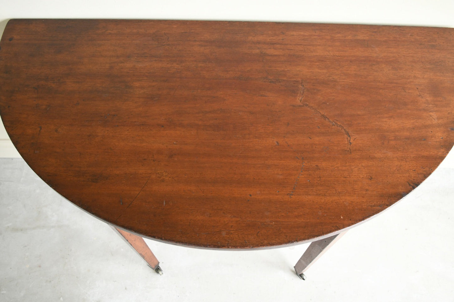 Mahogany Demi Lune Side Table