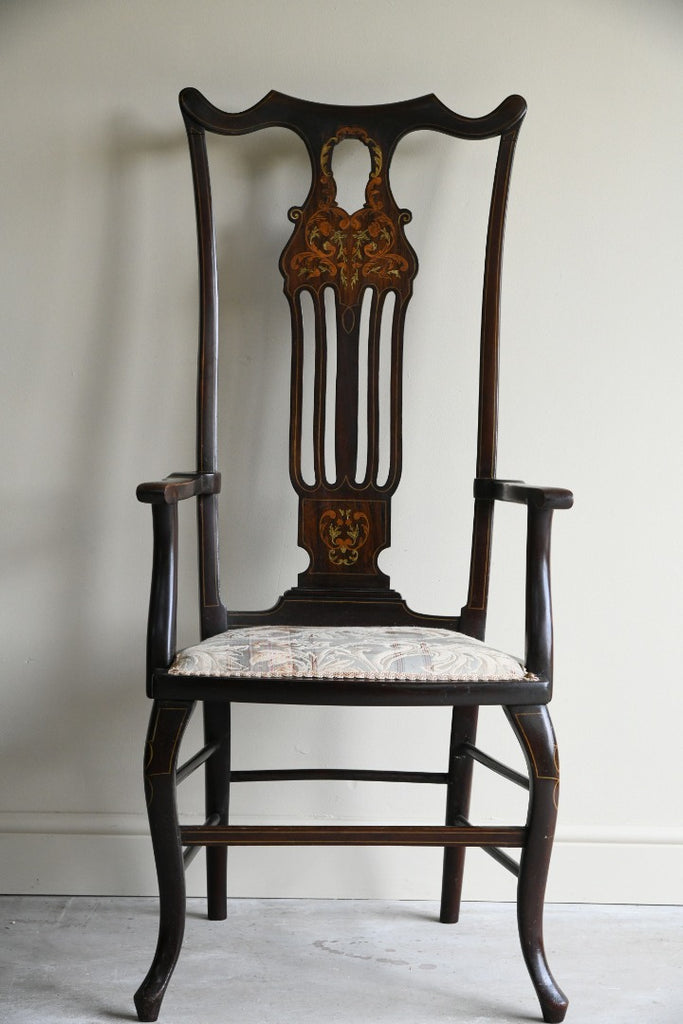 Edwardian High Back Chair