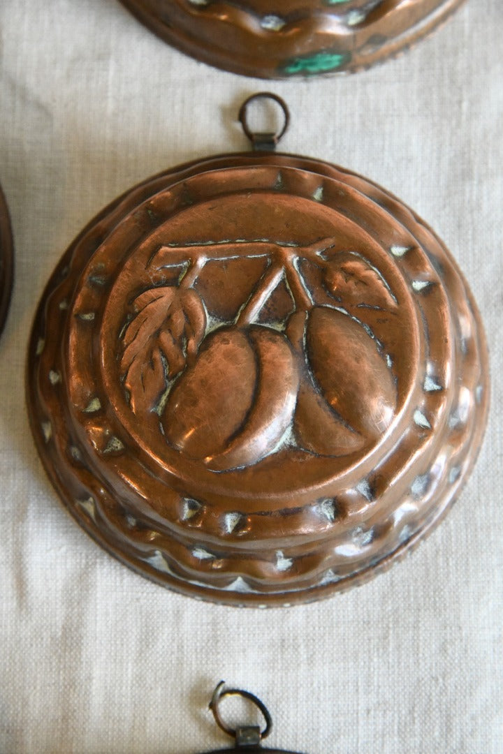 Collection Vintage French Copper Moulds