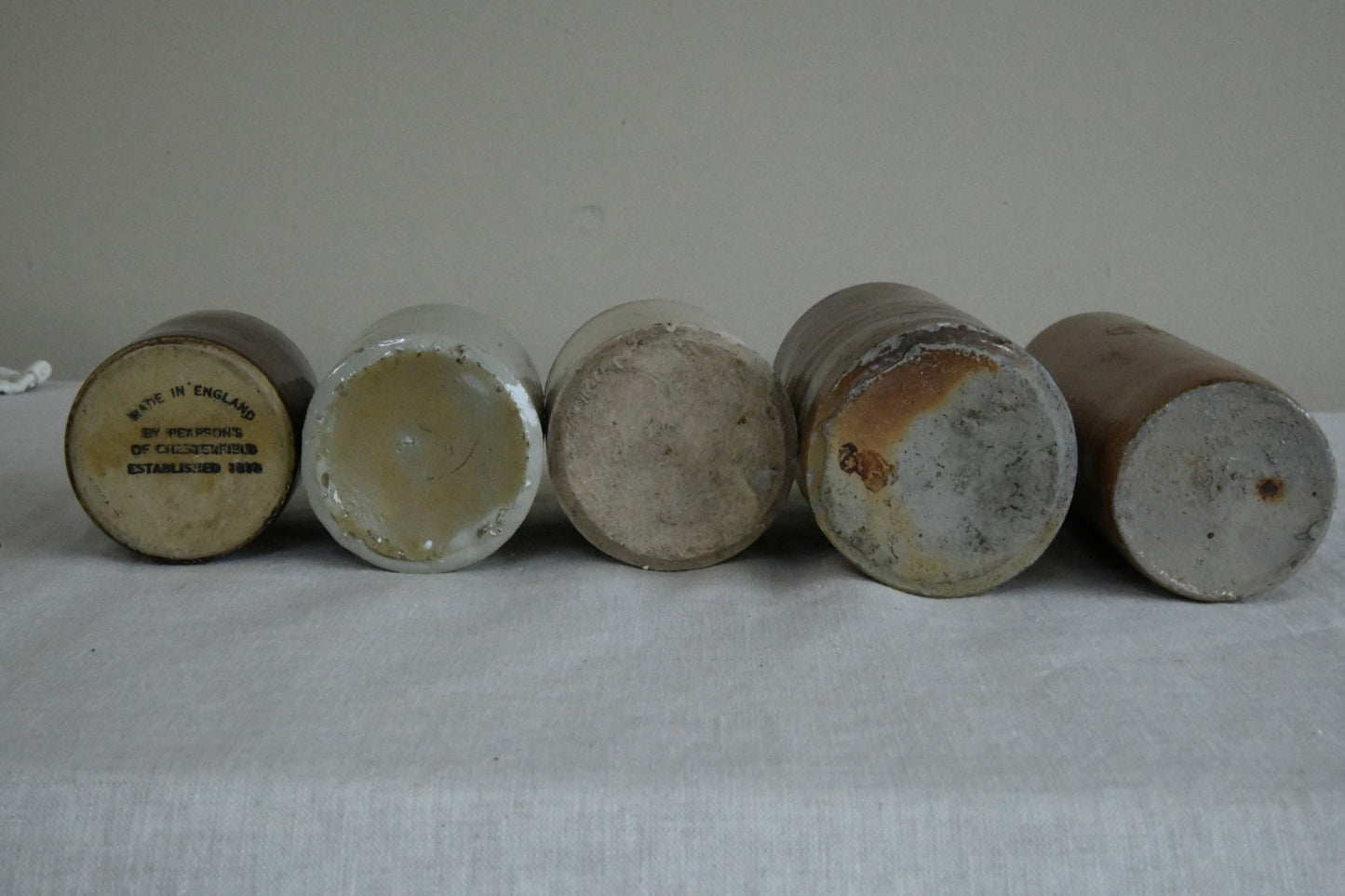 Collection Vintage Stoneware Bottles