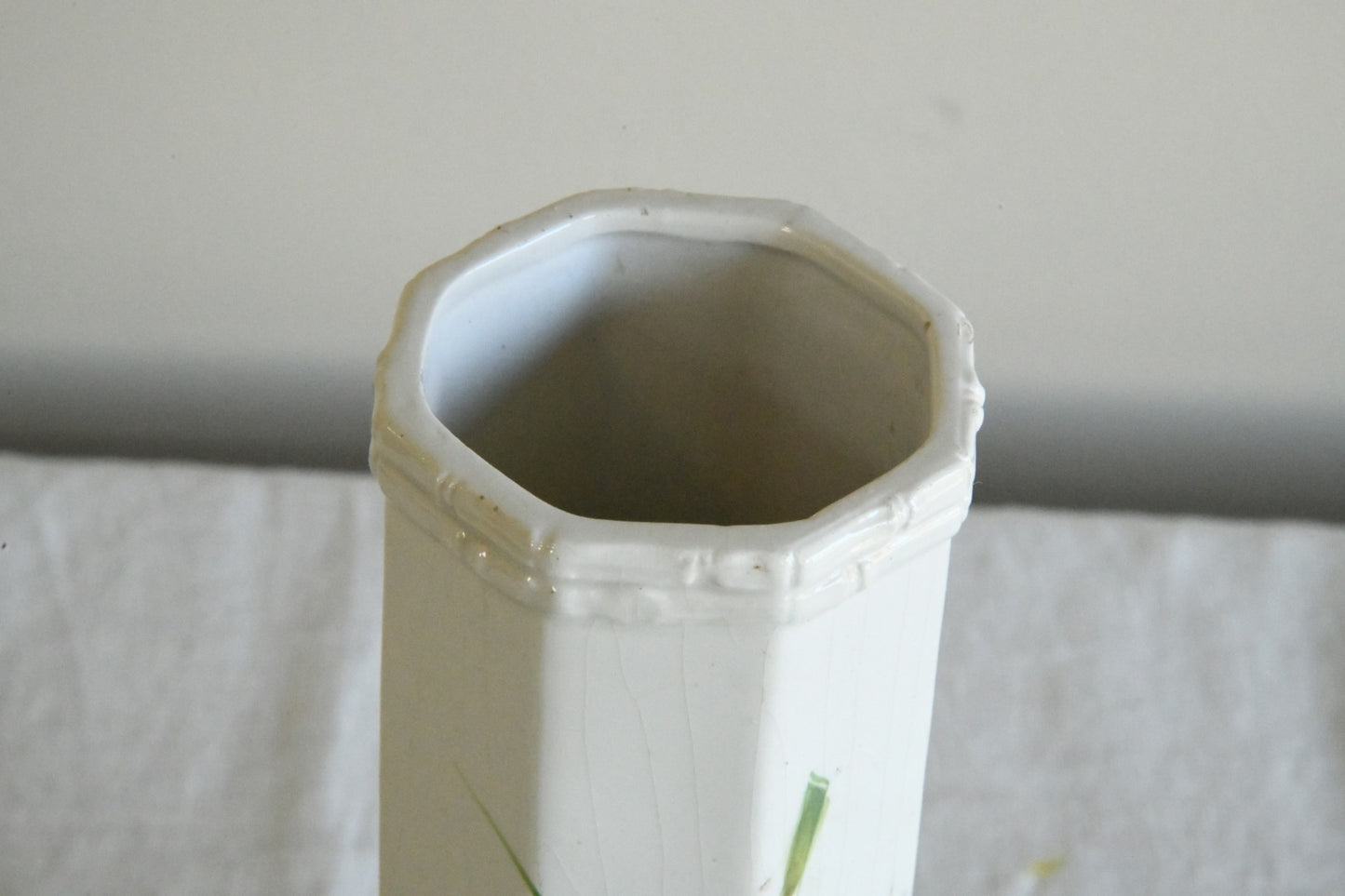 Vintage Italian Bamboo Vase