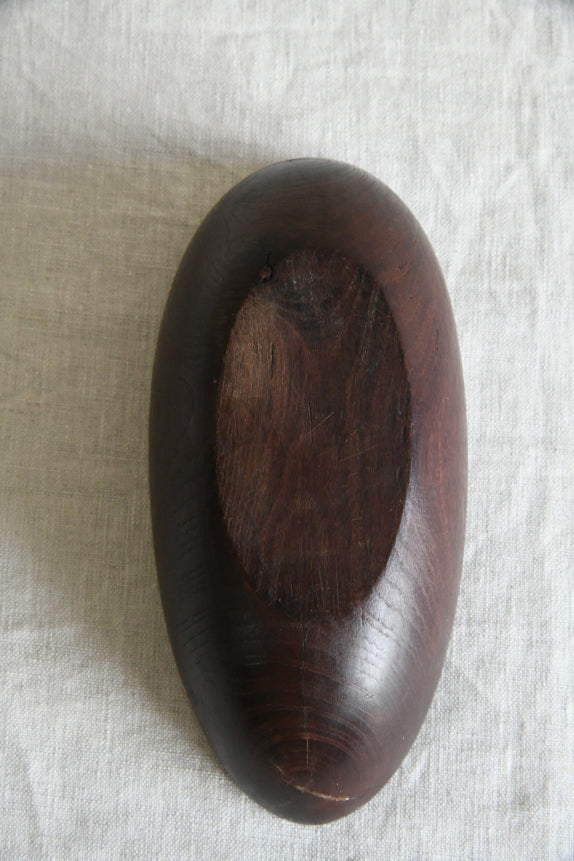 Retro Afromosia Wooden Bowl