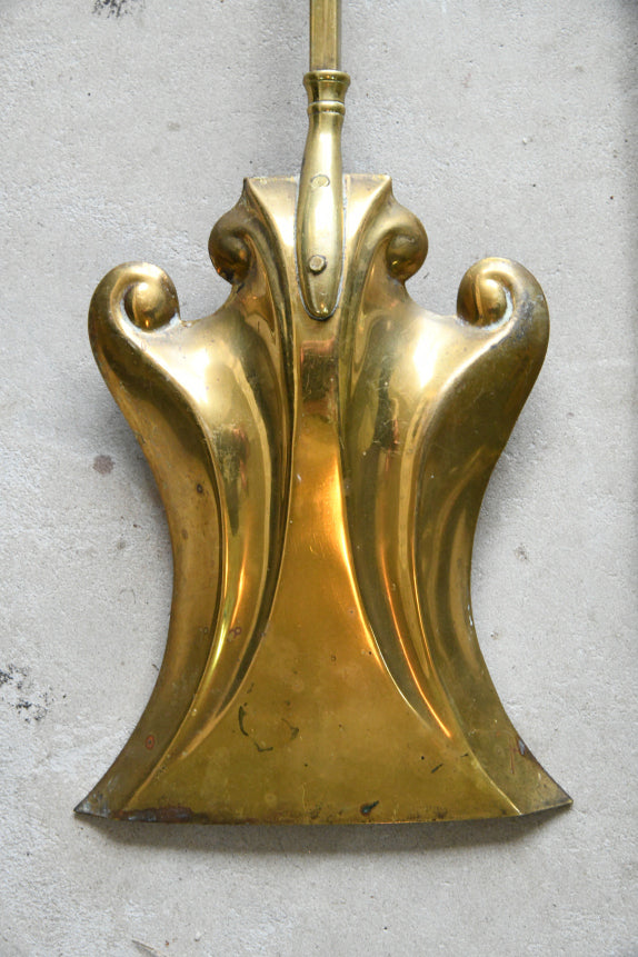 Antique Brass Fire Companion Set