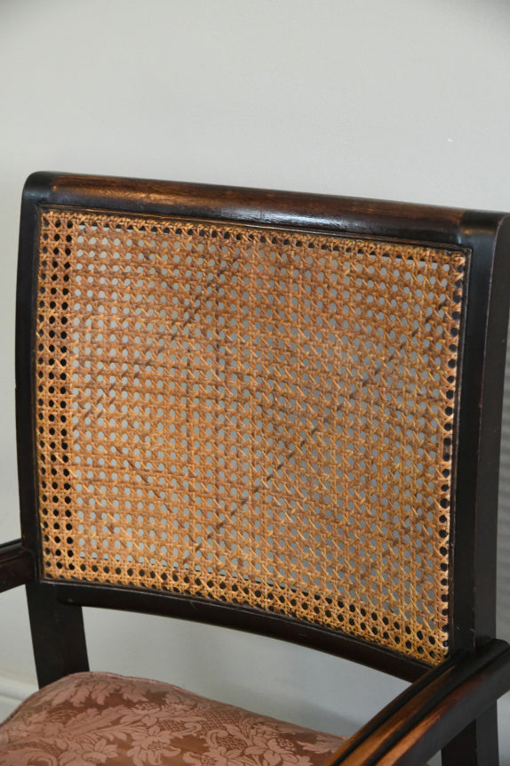 Pair Vintage Bergere Chairs