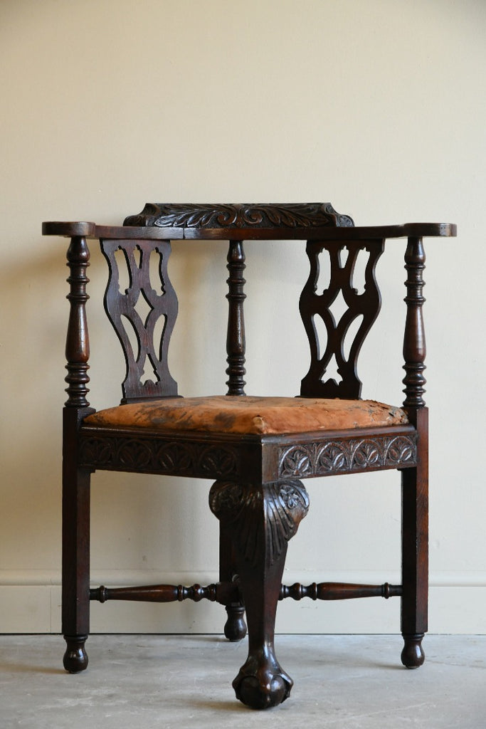 Antique Victorian Corner Chair
