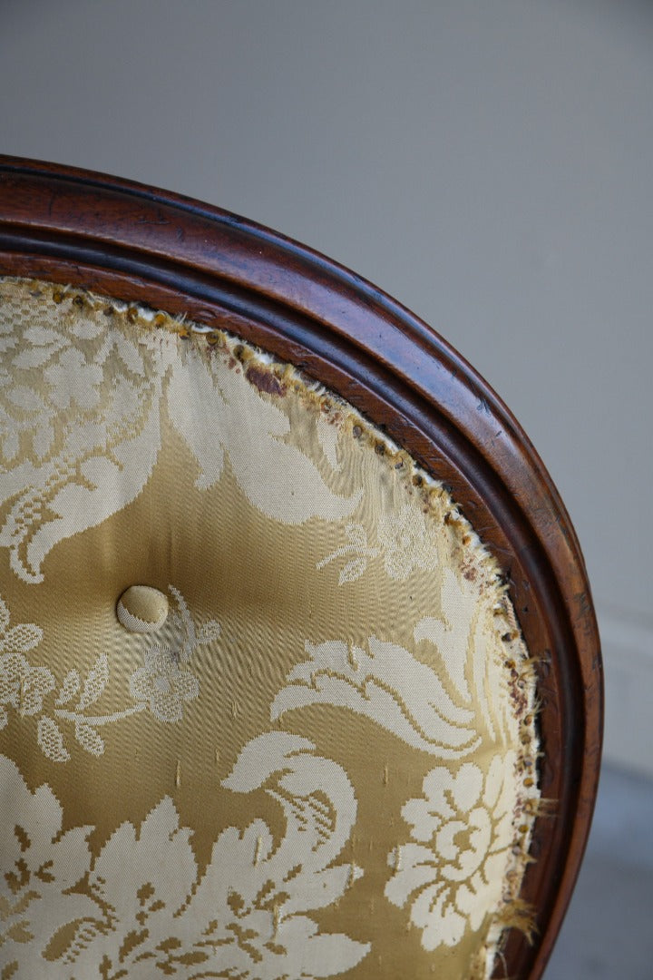 Victorian Mahogany Occasional Chair