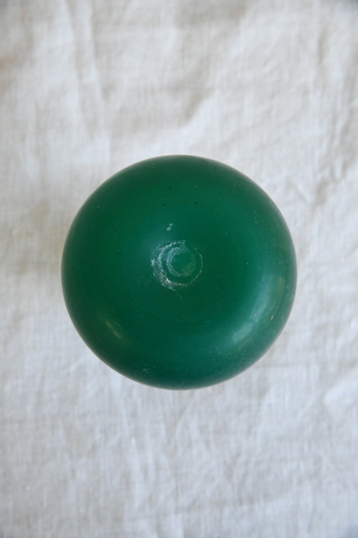 Vintage Green Glass Vase