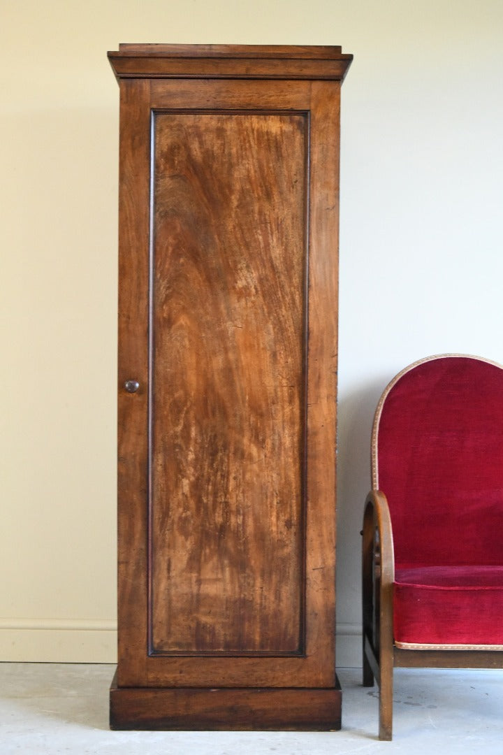 Antique Mahogany Single Wardrobe Hallrobe