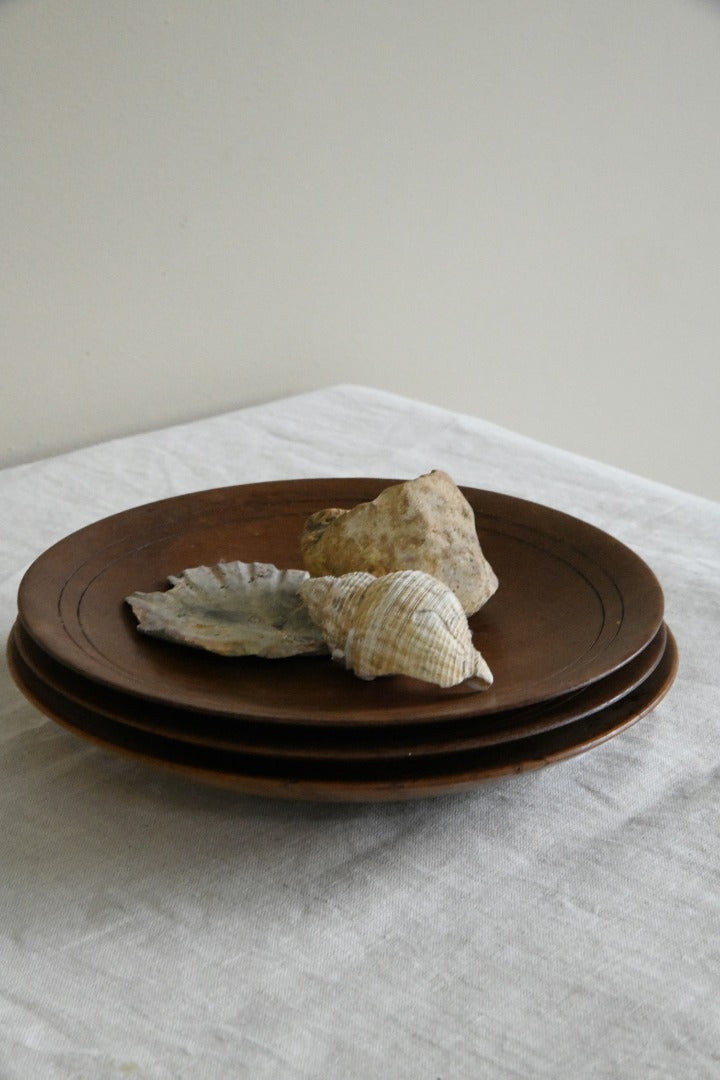 Vintage Turned Wooden Dishes
