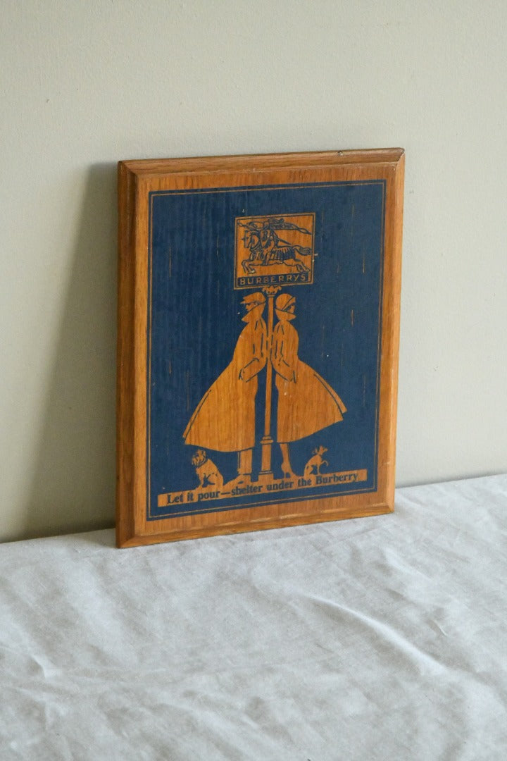 Vintage Burberry Sign