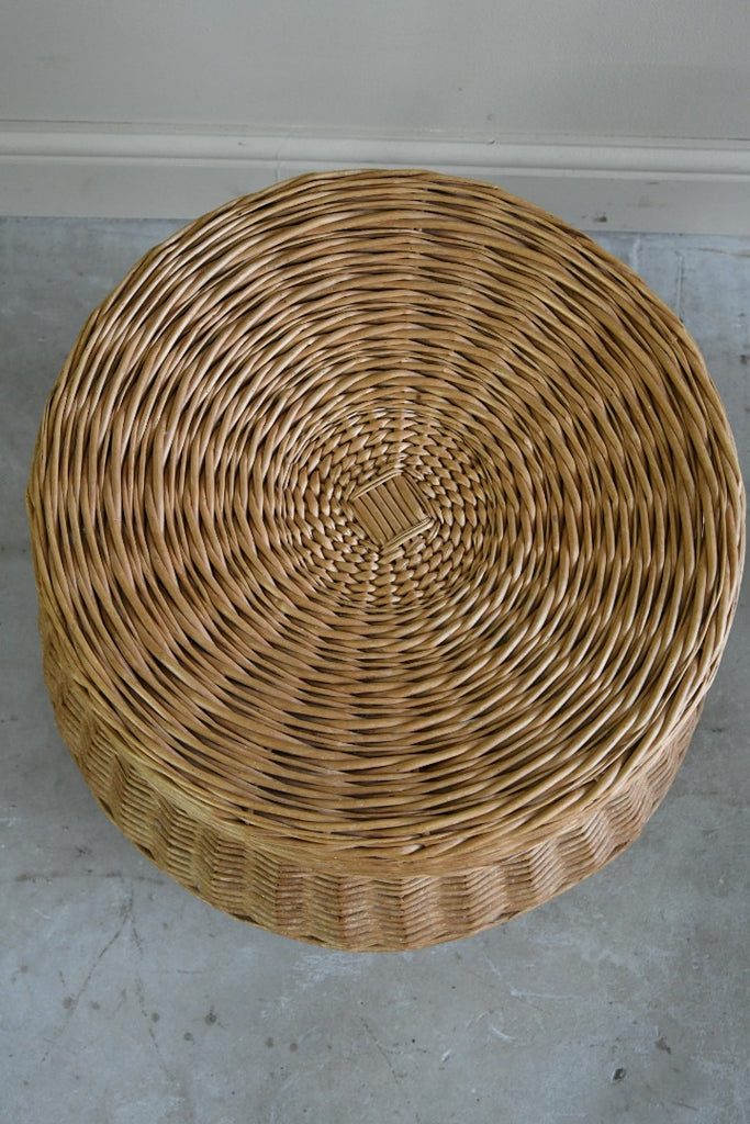 Vintage Woven Laundry Basket