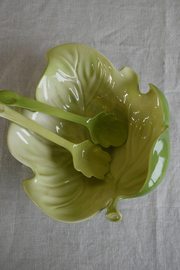 Carltonware Leaf Dish & Servers
