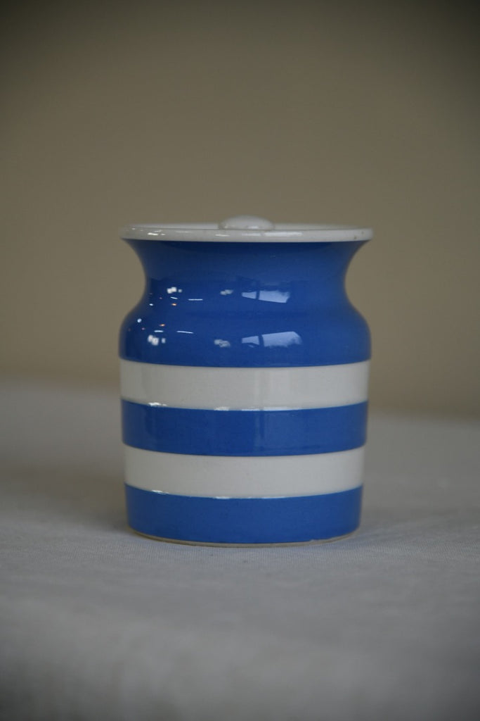 Vintage Cornishware Lidded Jar