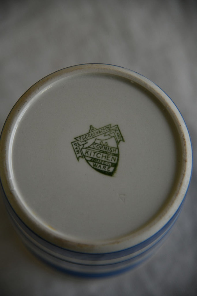 Vintage Cornishware Lidded Jar