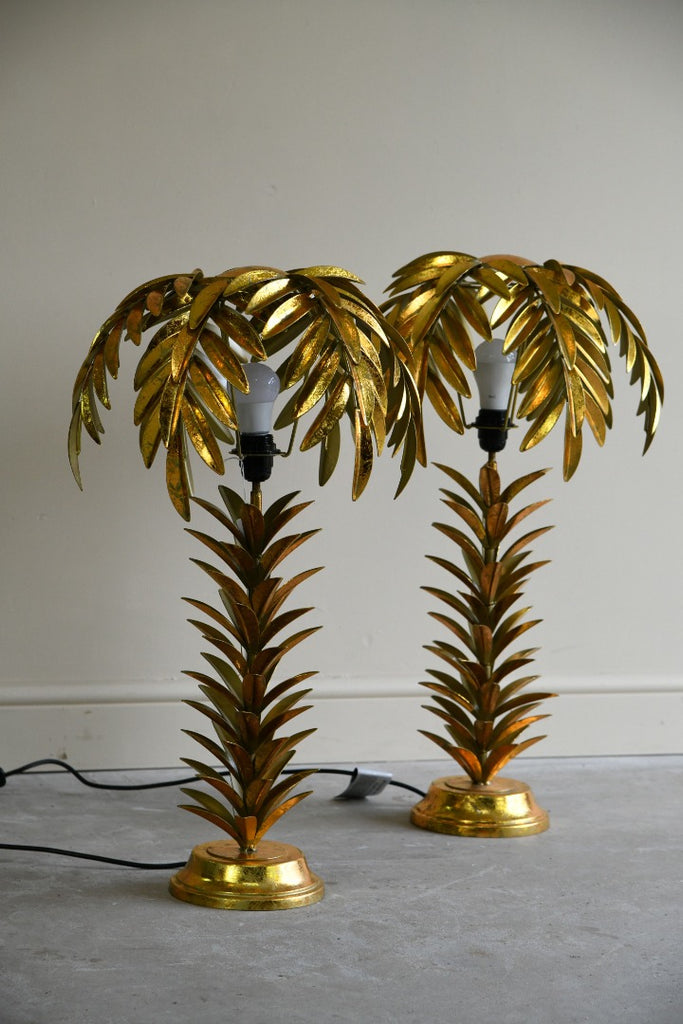 Late 20th Century Palm Tree Lamps