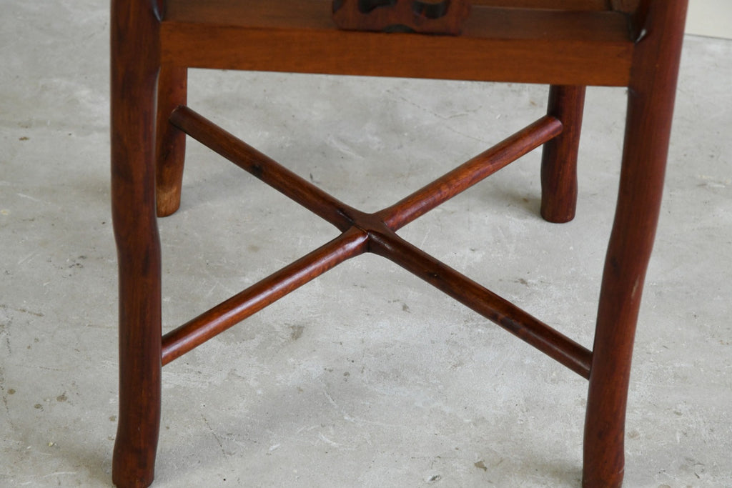 Chinese Rosewood Corner Chair