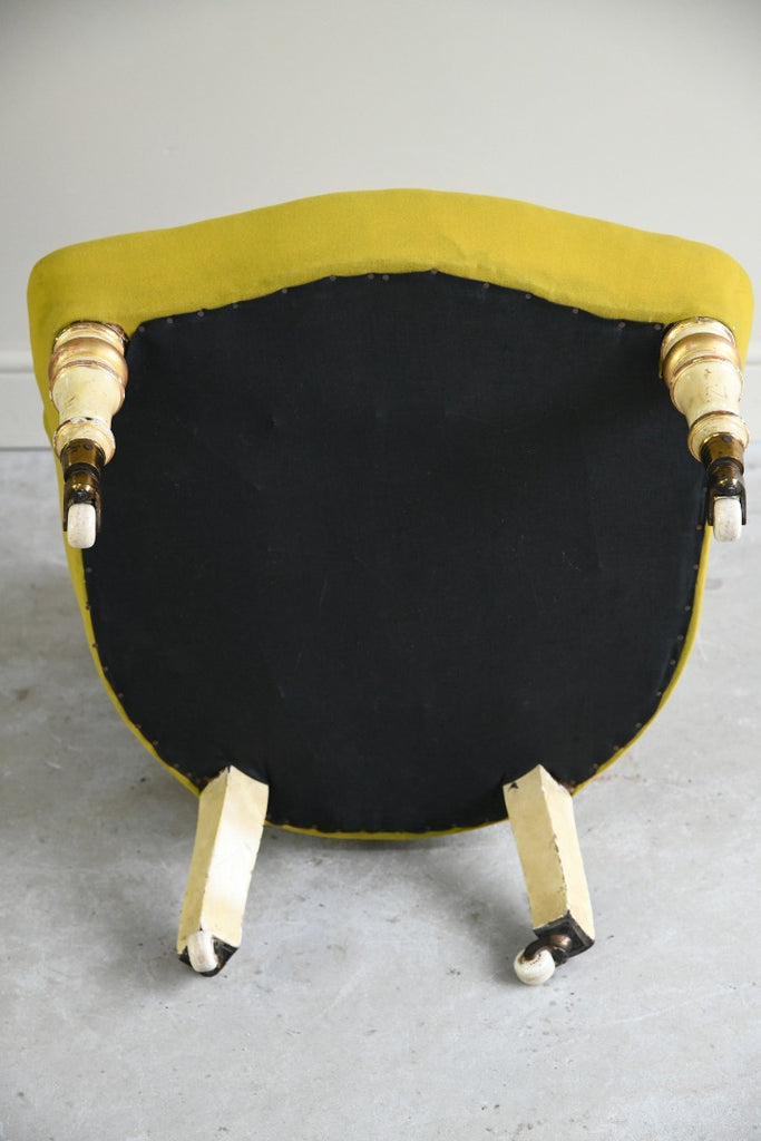 Antique Button Back Chair