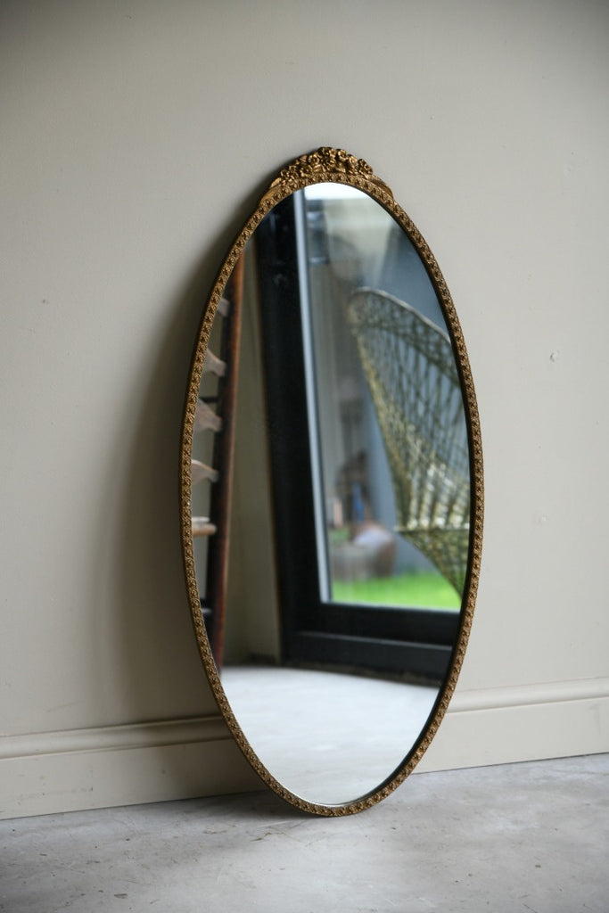 Oval Mid 20th Century Mirror