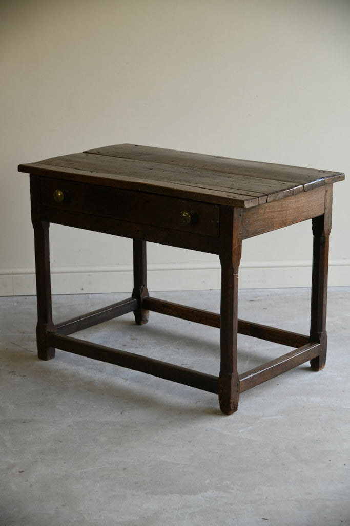 Rustic Country Oak Side Table