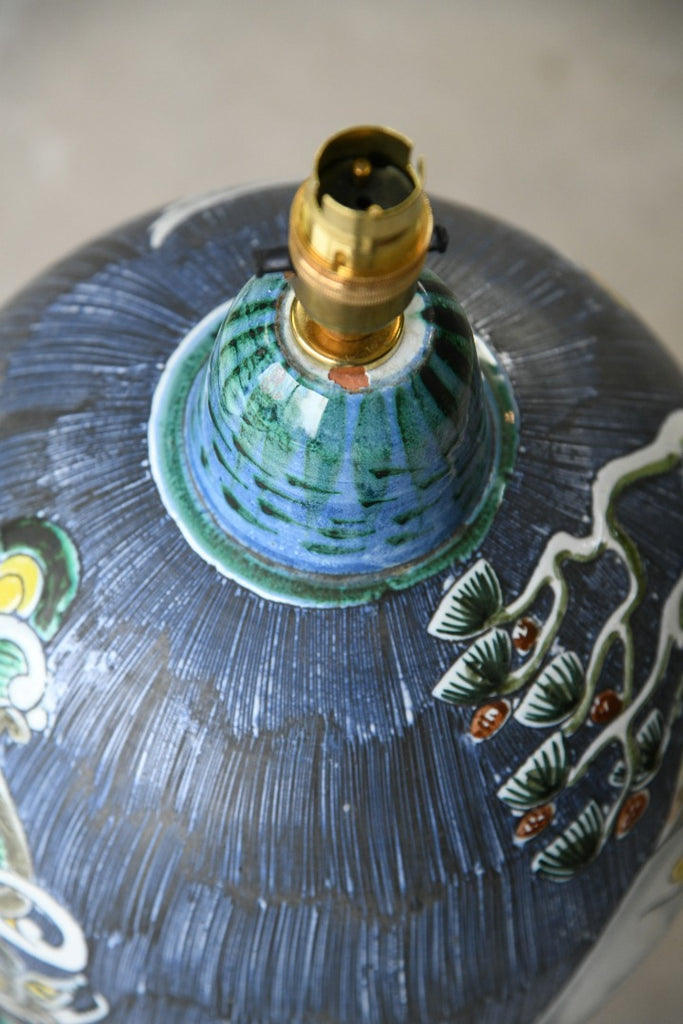 Large Marian Zawadzki Tilgmans Ceramic Lamp