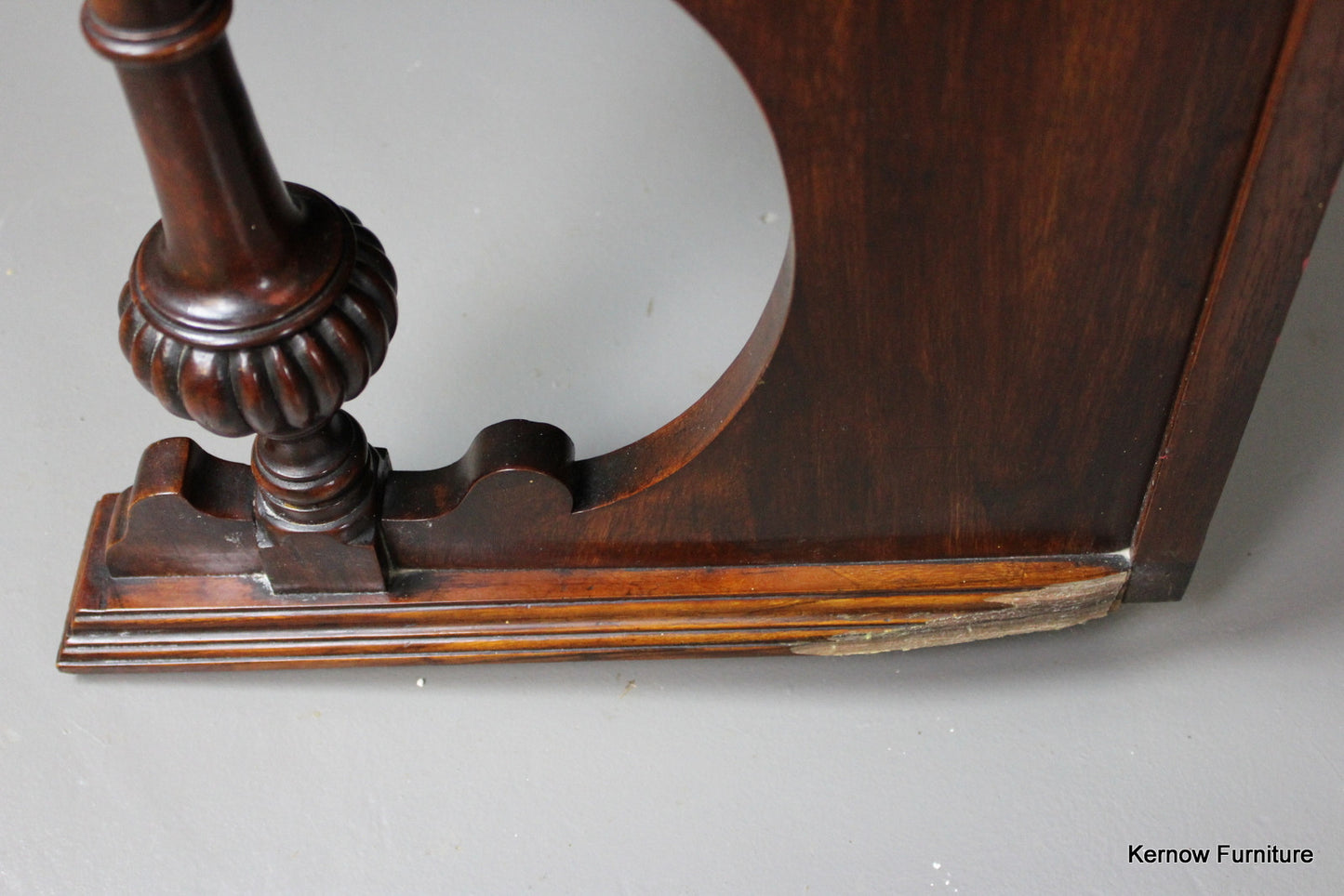 Large Victorian Walnut Glazed Dresser - Kernow Furniture