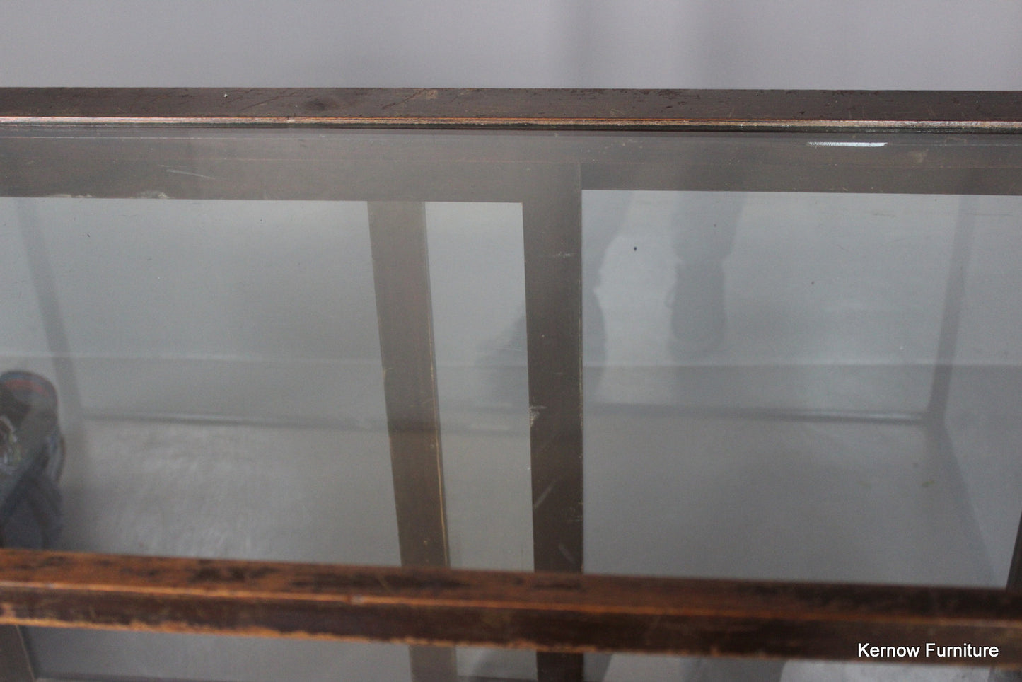 Small Glazed Shop Counter - Kernow Furniture