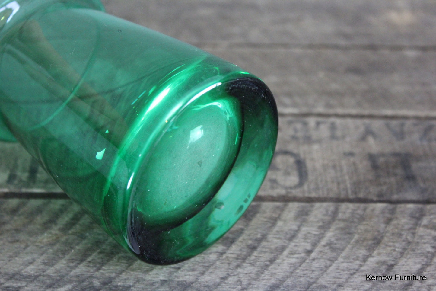 Riihimaki Retro Green Glass Vase - Kernow Furniture