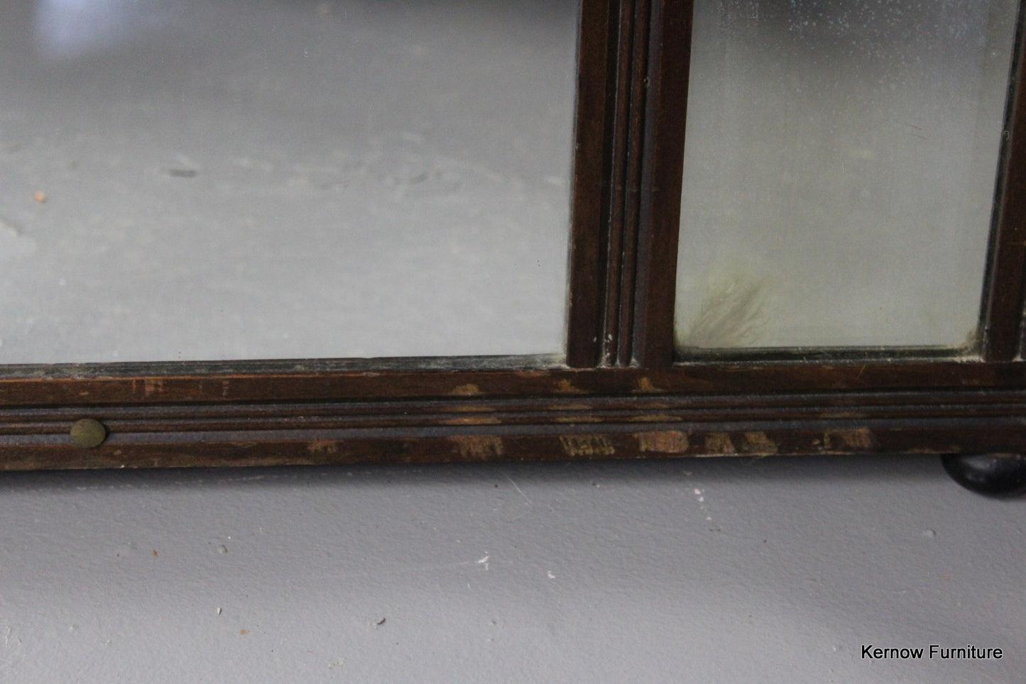 Antique Overmantle Mirror - Kernow Furniture