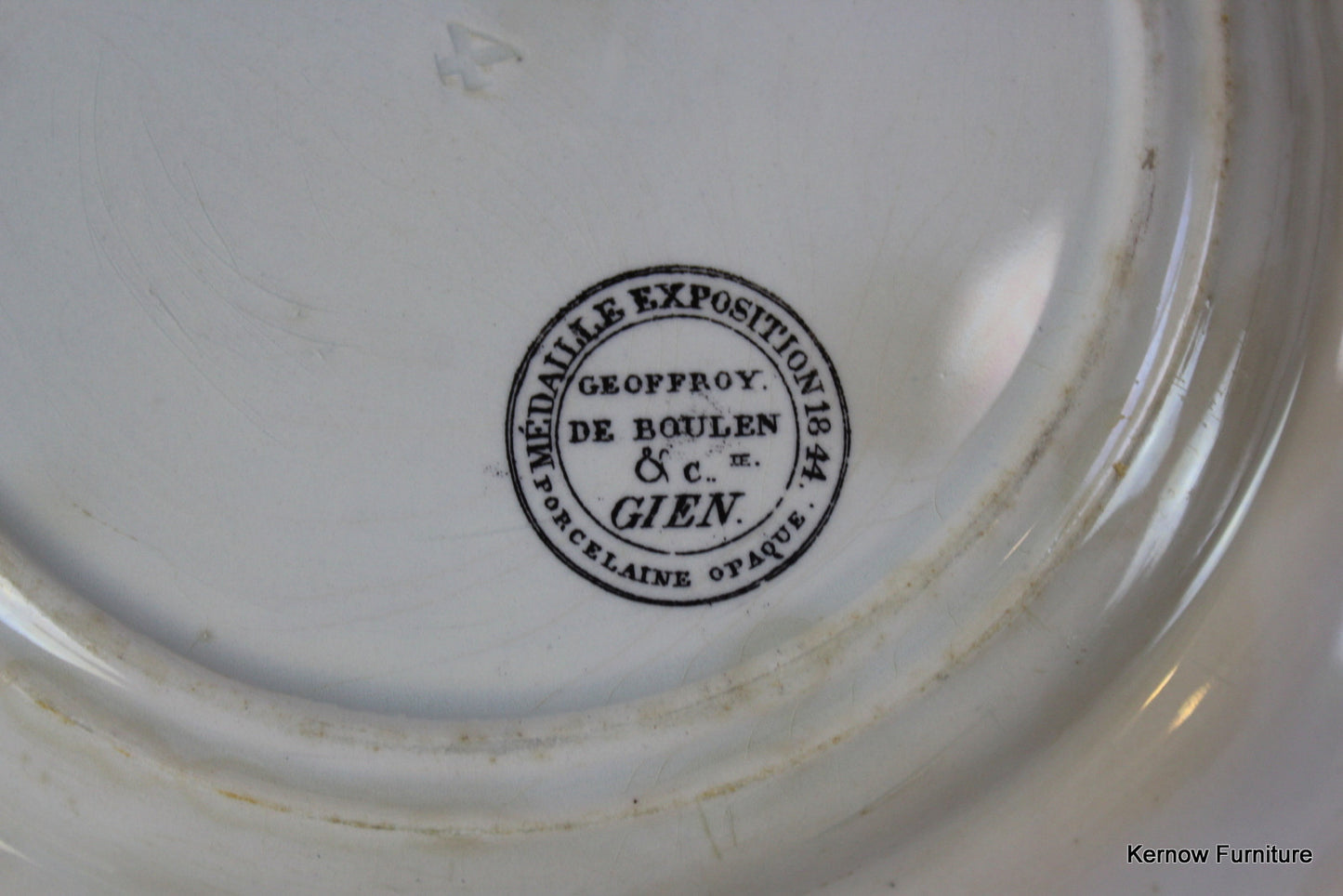 French Transferware Plate - Kernow Furniture