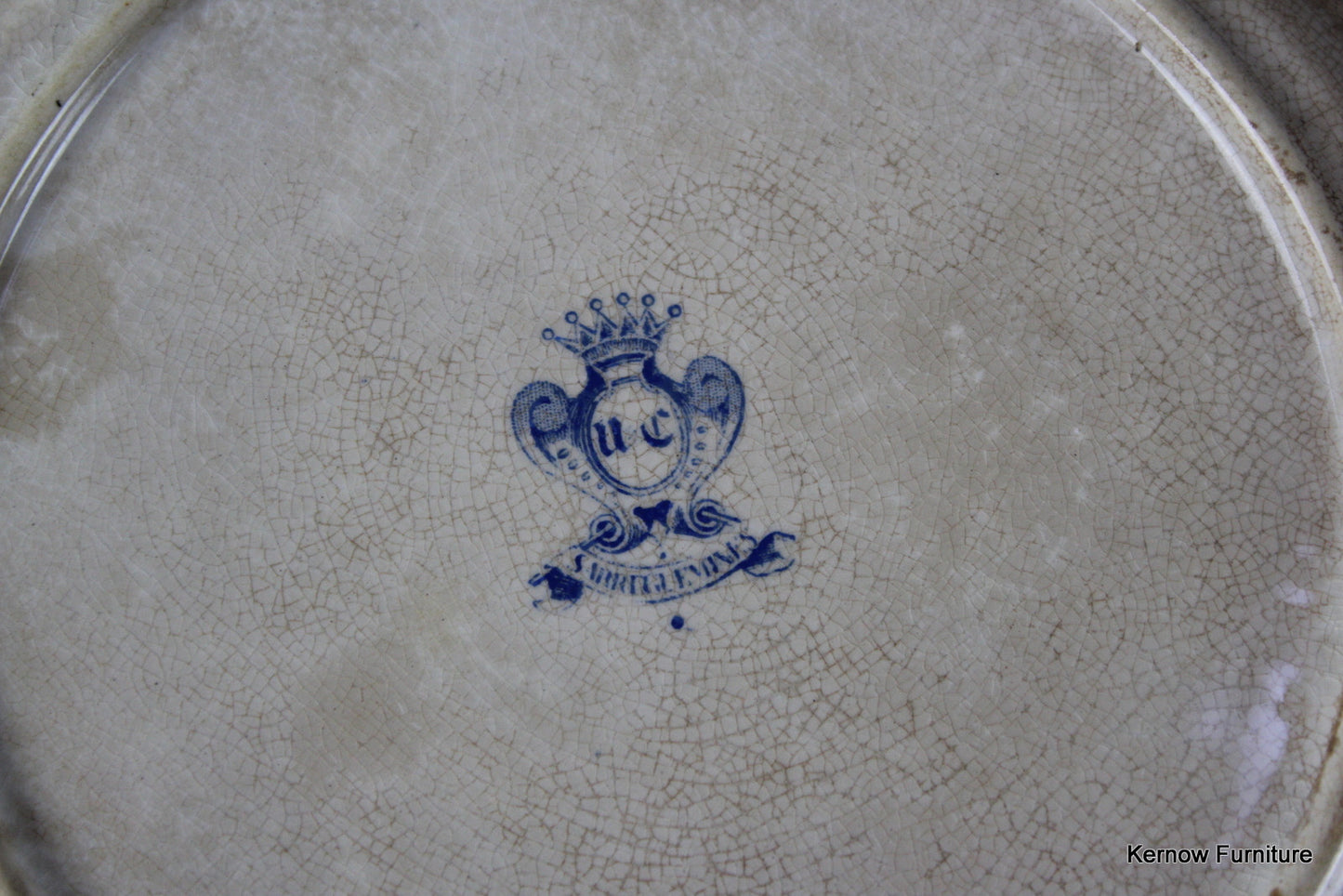 French Transferware Plate - Kernow Furniture