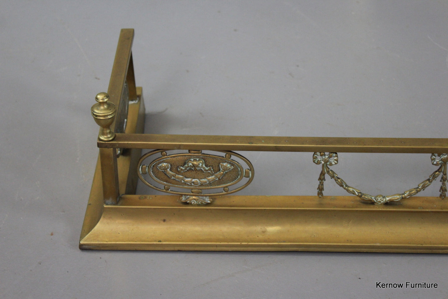 Edwardian Brass Fire Set - Kernow Furniture