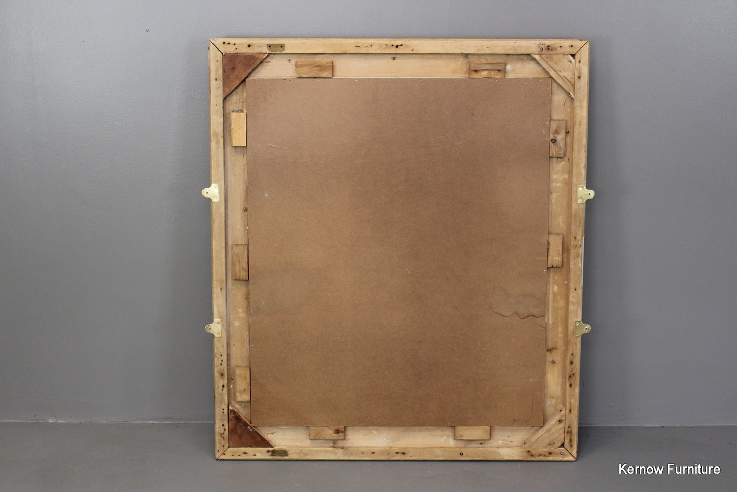 Large Square Pine Mirror - Kernow Furniture