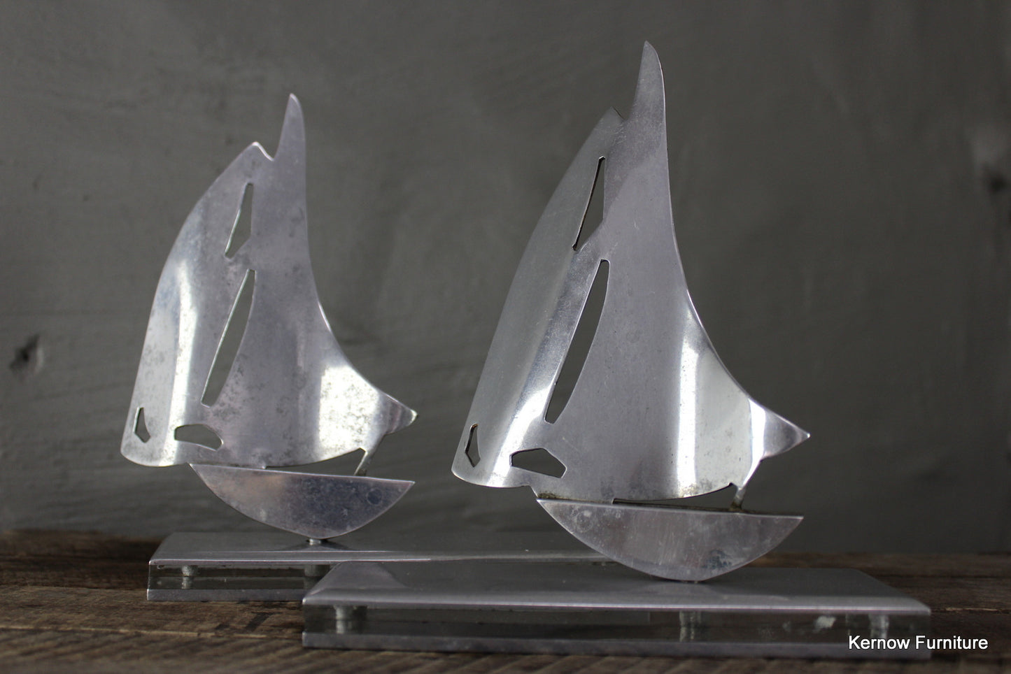 Pair Art Deco Boats - Kernow Furniture