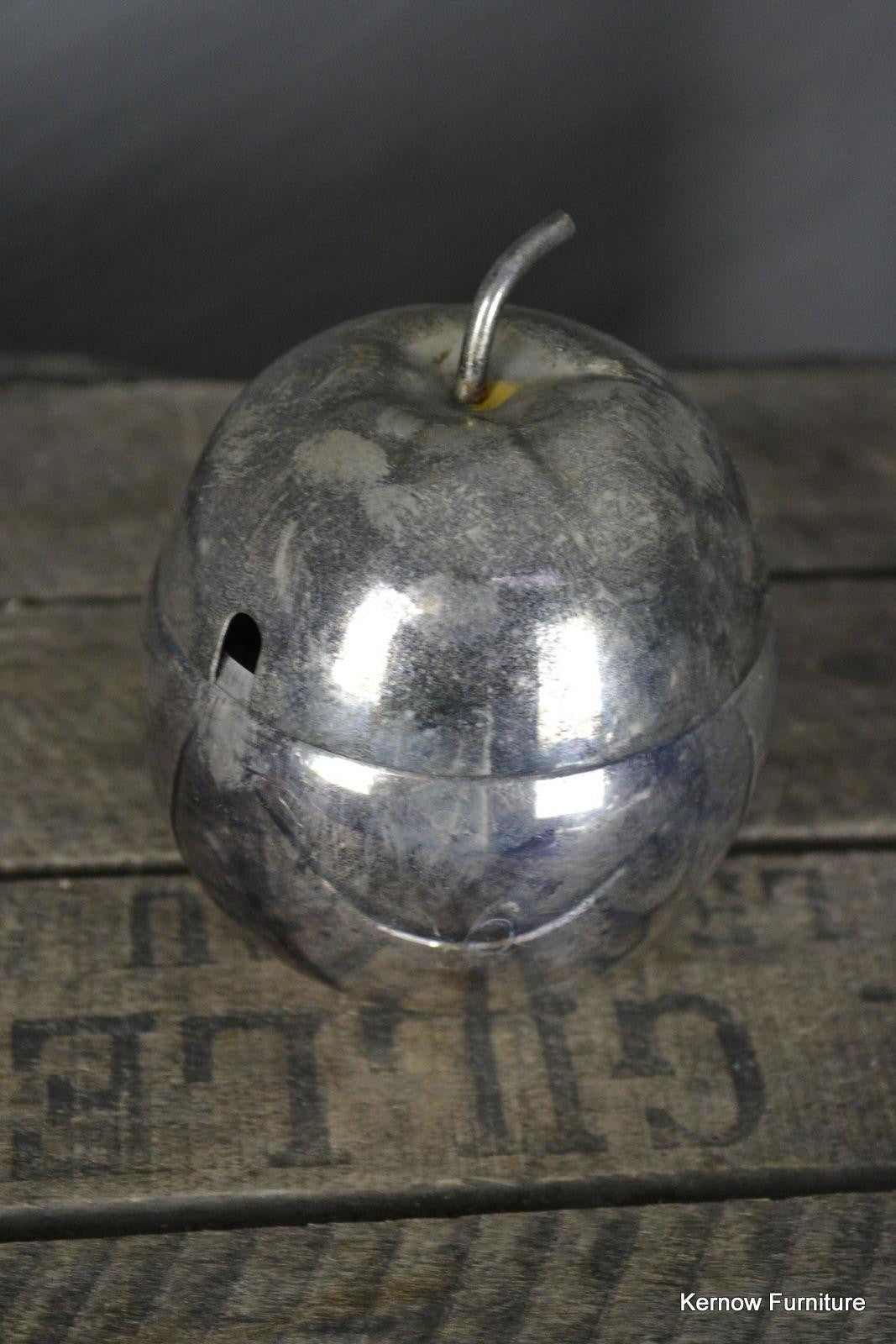 EPNS Vintage Apple Preserve Jam Sauce Pot - Kernow Furniture