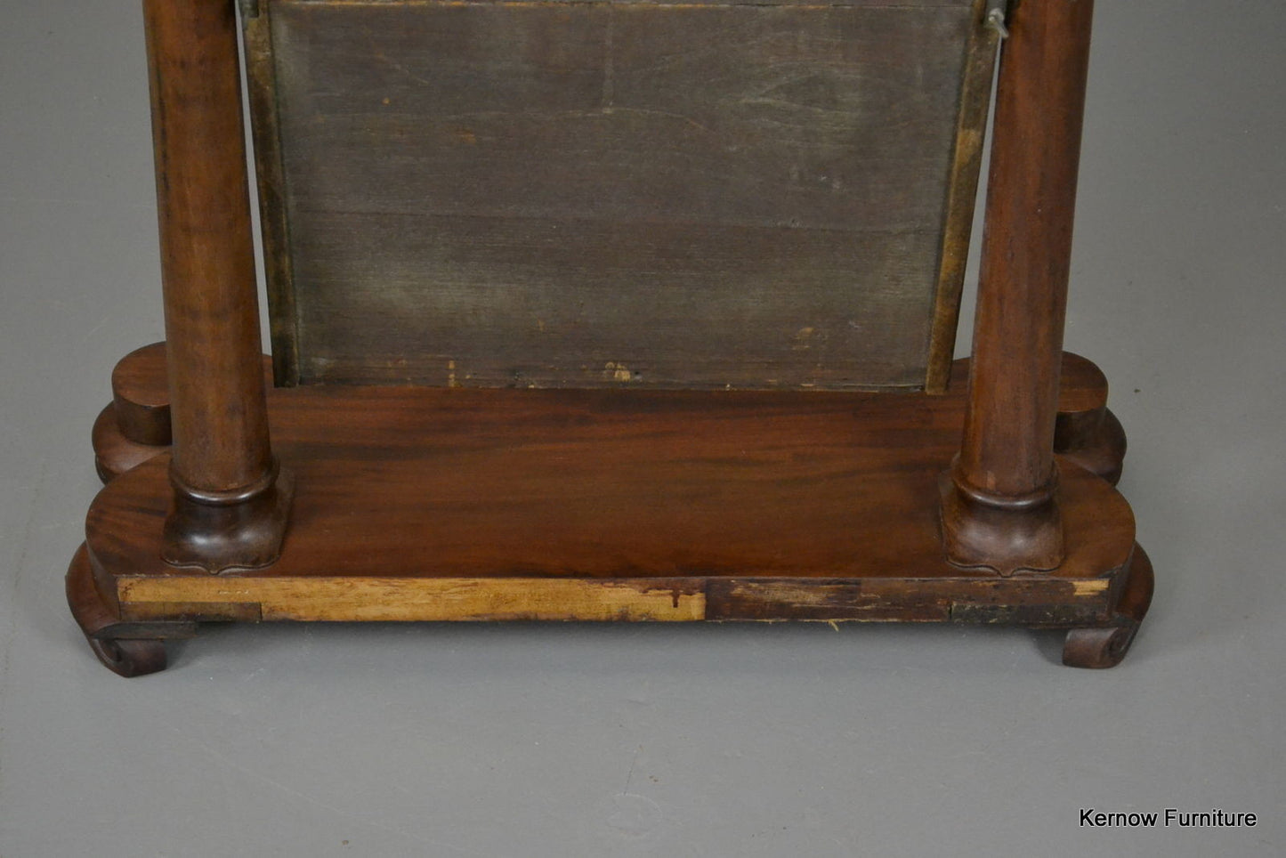 Antique Victorian Mahogany Large Dressing Toilet Swing Mirror - Kernow Furniture