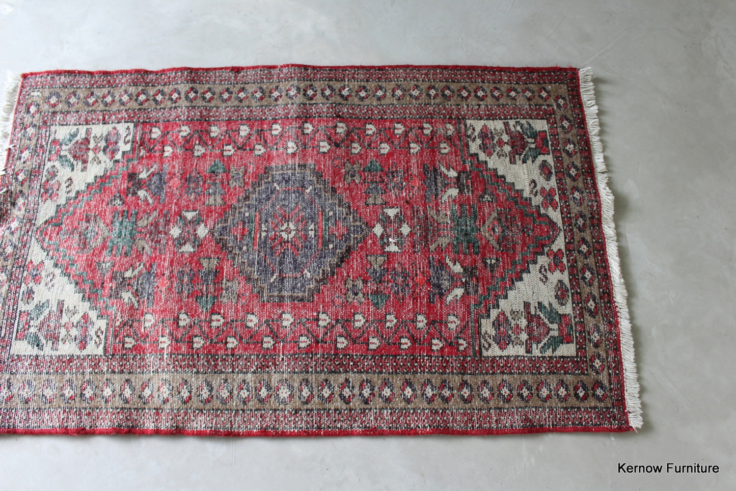 Modern Red Rug - Kernow Furniture