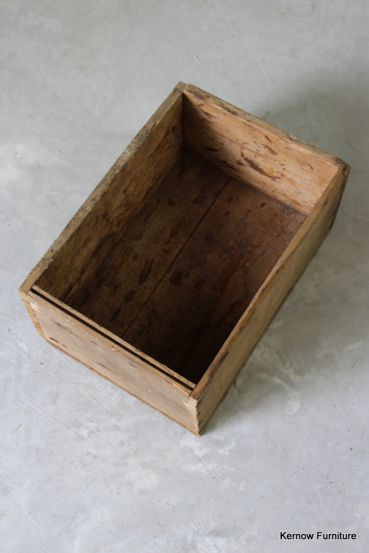 Vintage Wooden Fruit Box - Kernow Furniture