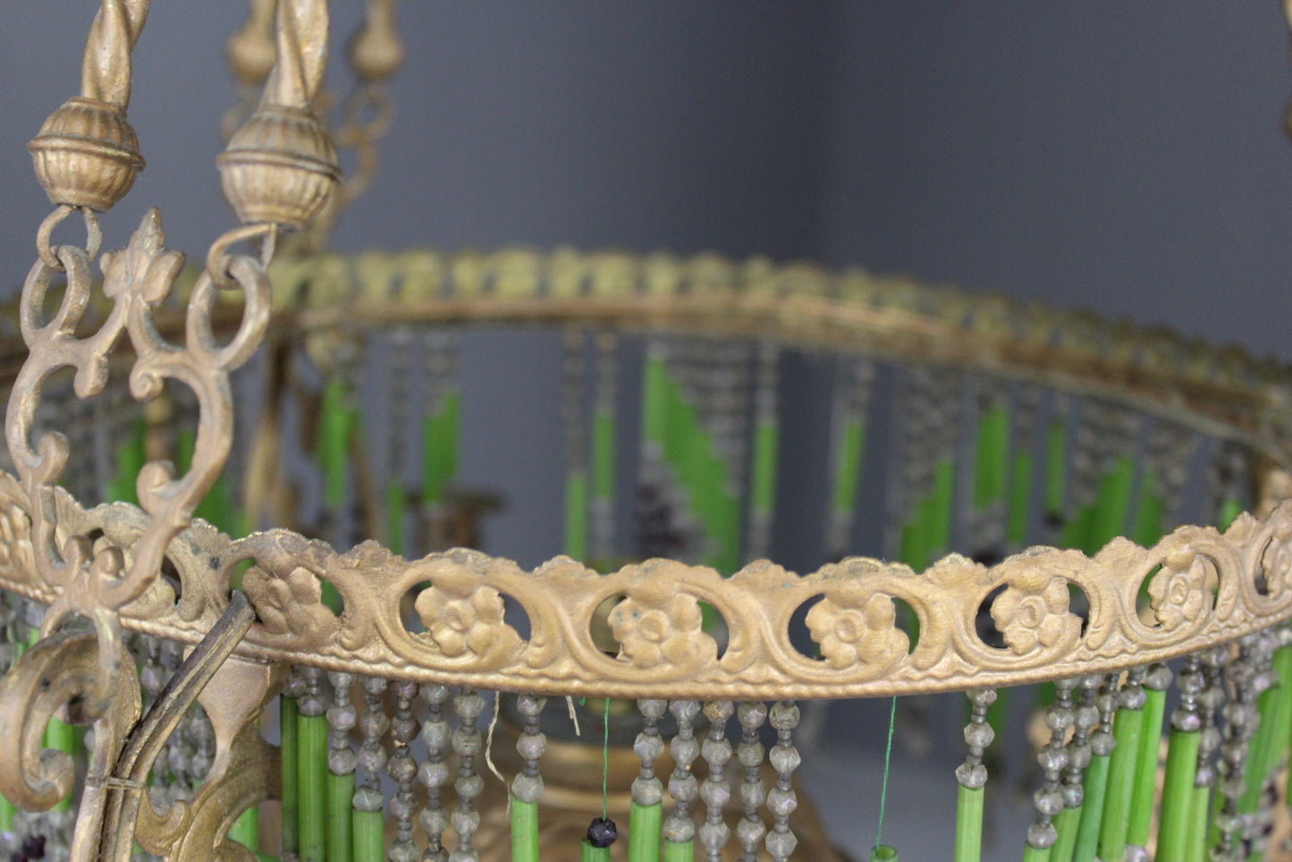 French Oil Lamp Chandelier - Kernow Furniture