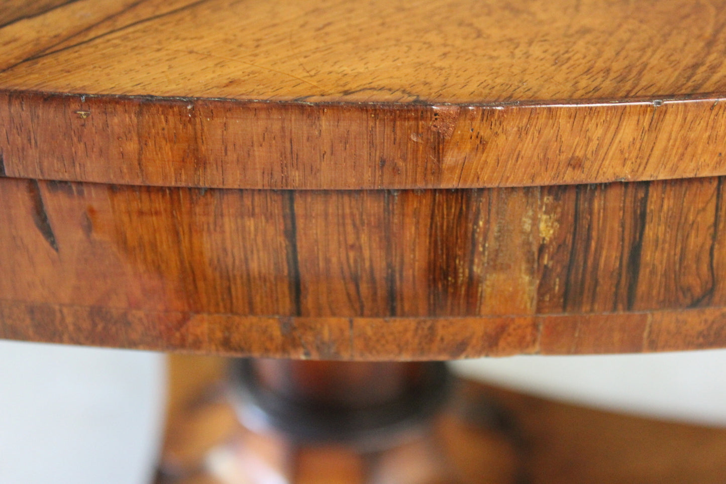 Antique Rosewood Tilt Top Table - Kernow Furniture